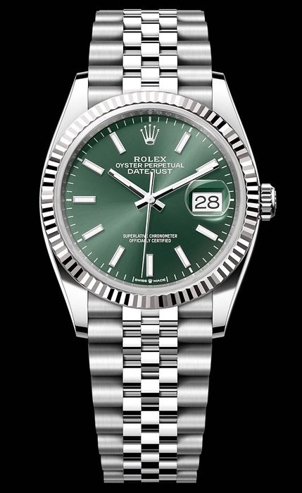 NEW Rolex Datejust 36mm Steel and White Gold 126234