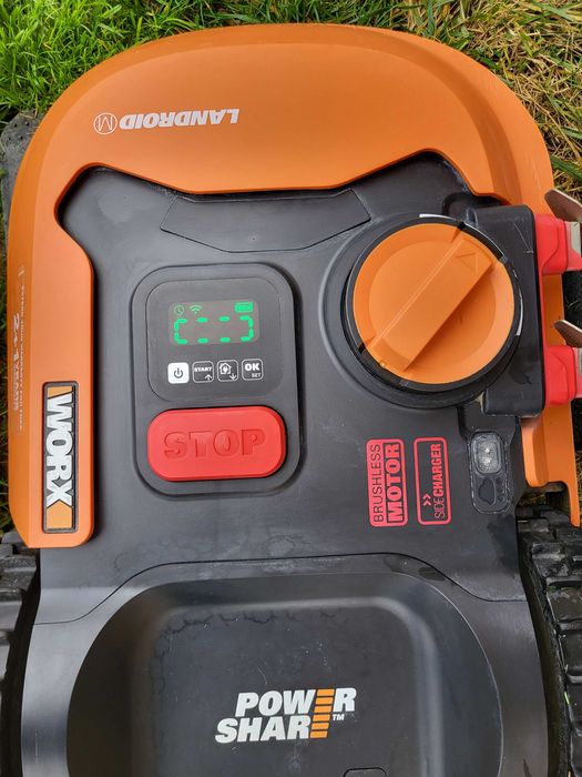 Косачка робот WORX смарт WIFI с ГАРАНЦИЯ и комплект нова жица