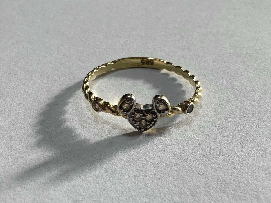 Златен пръстен 14к, 1,19гр