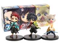 Set Demon Slayer Tanjiro Kamado Inosuke Hashibira Giyu 7 cm anime