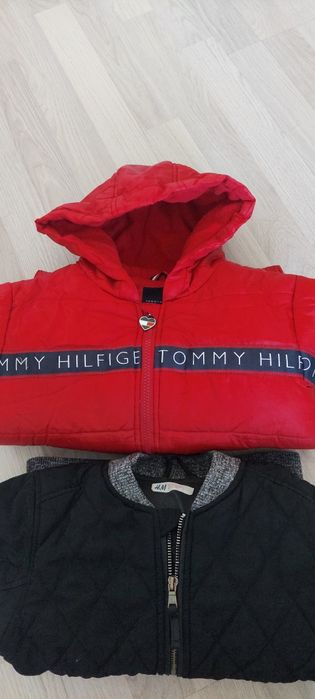 Tommy Hilfiger и HM есенно и зимно яке 122 см, 6-7 г.