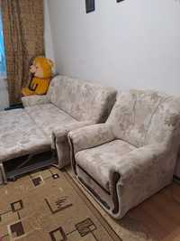 Мягкий уголок (диван + кресло)