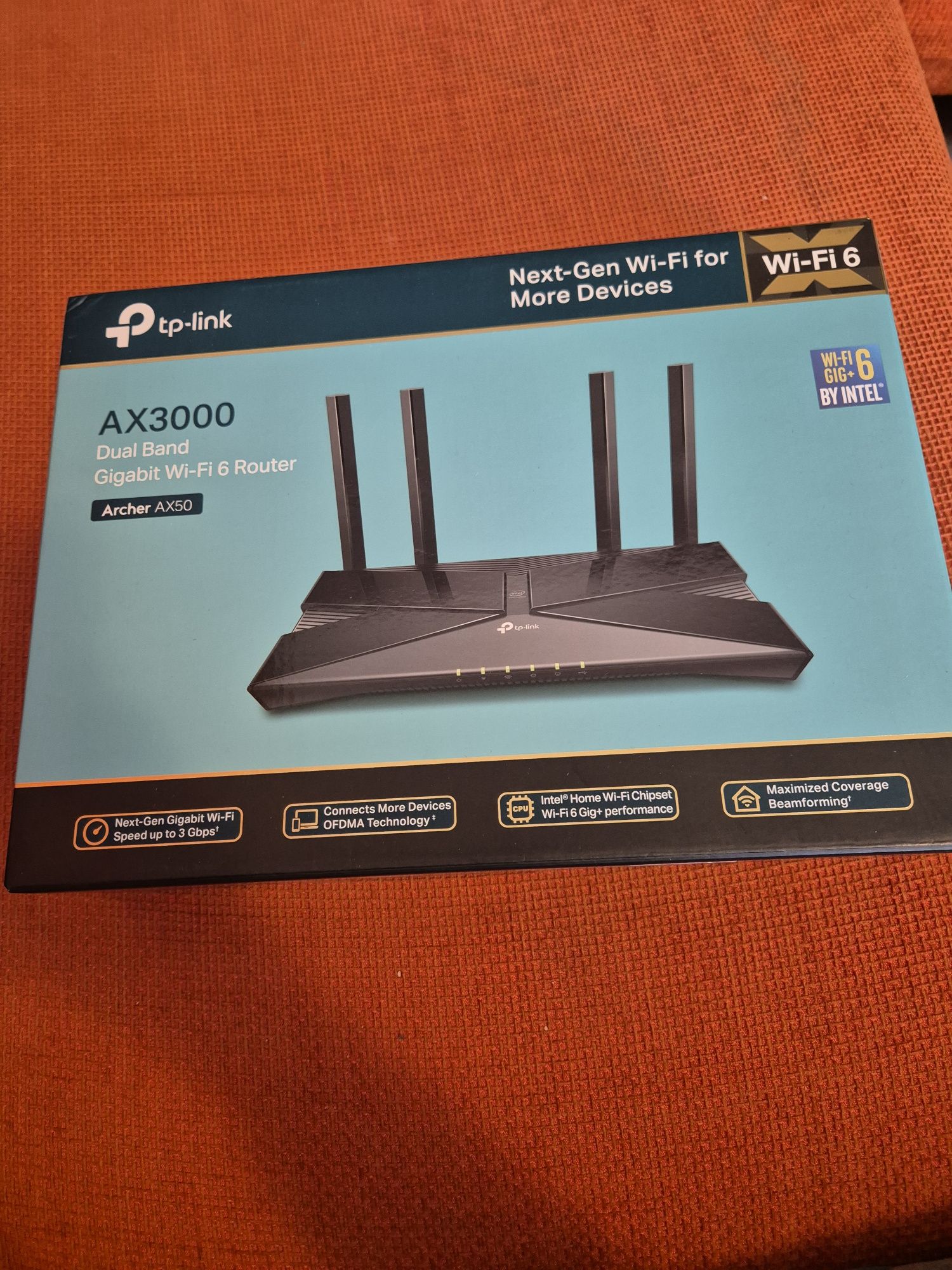 Router tp-link AX 3000 Archer AX 50 wi-fi 6, 2402mbps