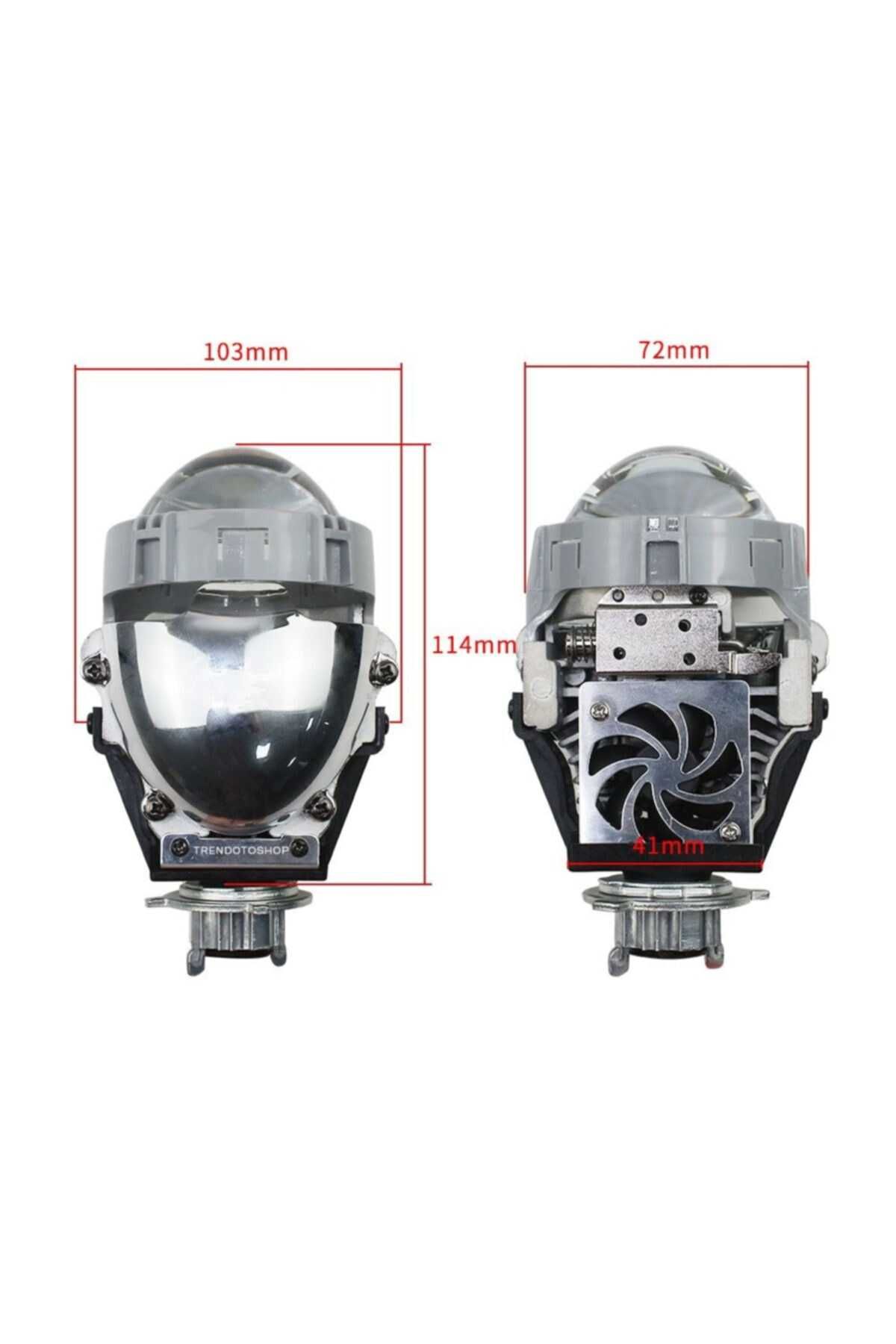 Set de 2 lupe Bi-Led Xentech Light P series 2,5 inchi 35w 5500k 12V