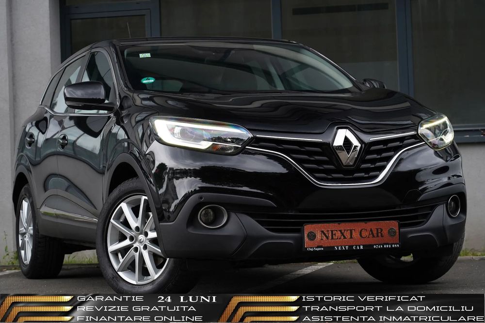 Renault Kadjar GARANTIE 24 LUNI*RATE*DISTRIBUTIE*Revizie*130Cp*Navigatie*Xenon*Led*