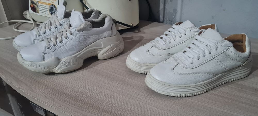 Продаём кроссовки,чисто кожаные