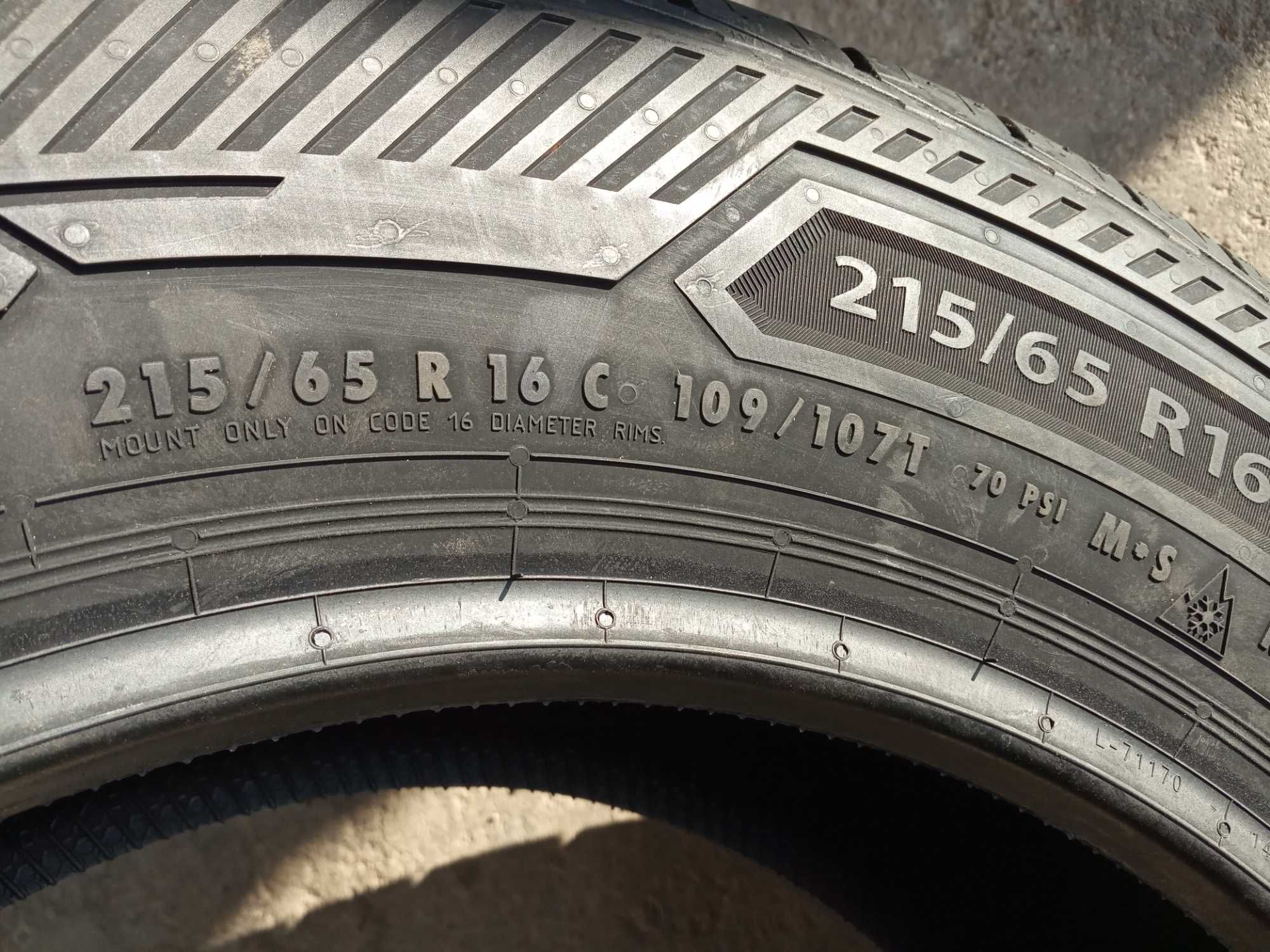 2 Нови бусови всесезонни гуми 215/65R16C Barum Vanis AllSeason 109T