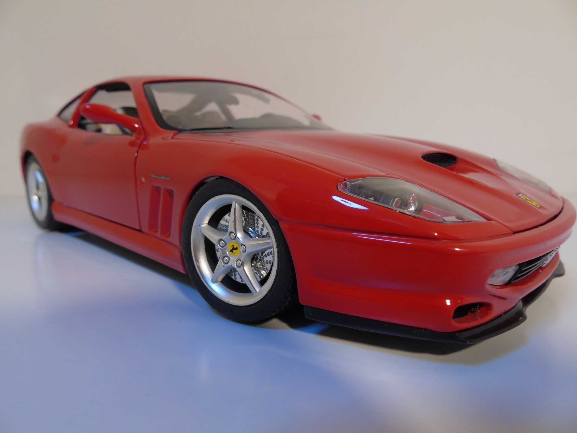 Macheta Auto Burago 1:18 Ferrari 550 Maranello 1996 Red GC/Impecabila