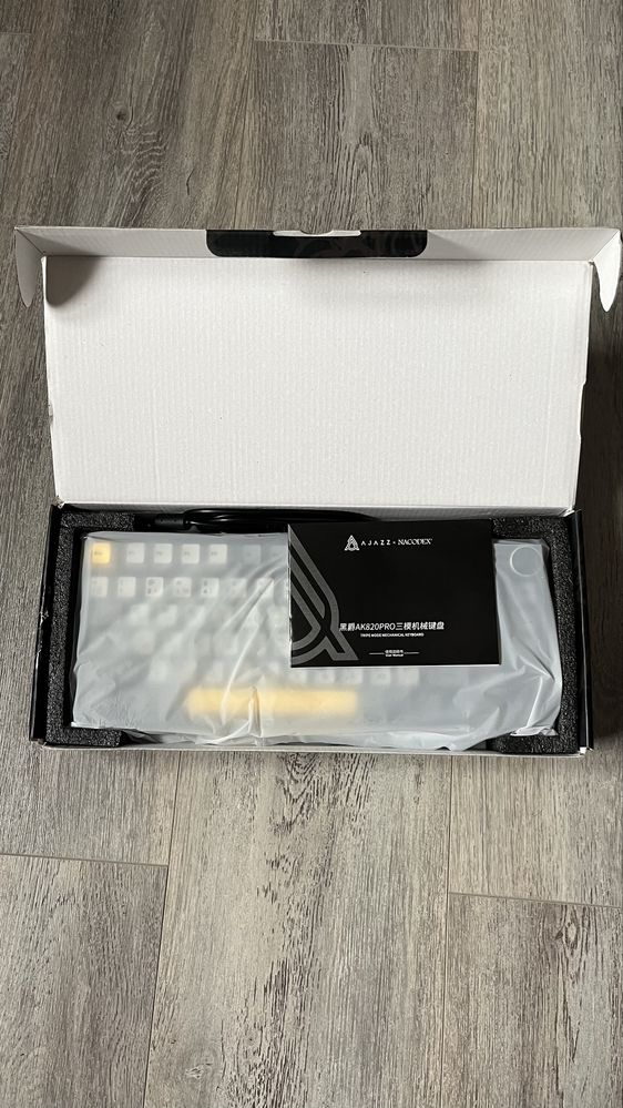 Клавиатура AJAZZ x NACODEX AK820 Pro черный