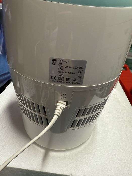 Umidificator de aer Philips HU4801/01 Rezervor 2L 200 ml/h Alb/Verde