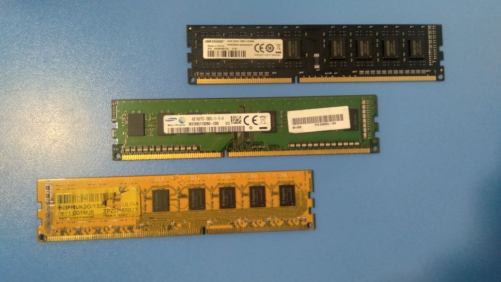 Продам ОЗУ ddr3 4gb/2gb