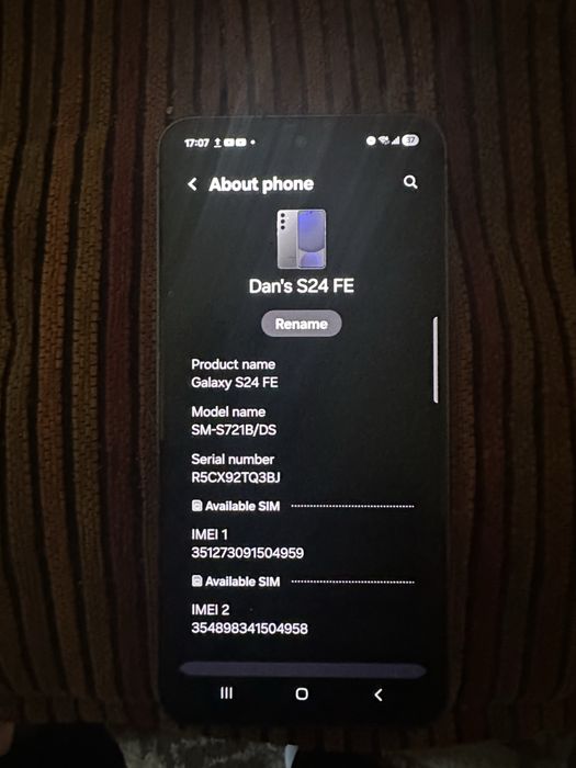 Samsung Galaxy F24 se ultra plus 127 G