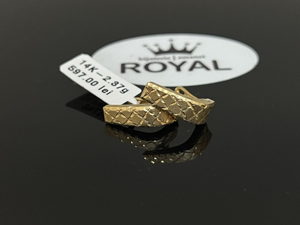 Bijuteria Royal CB : Cercei aur 14k 2,37 grame