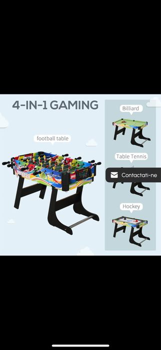 Masa de joc 4 in 1