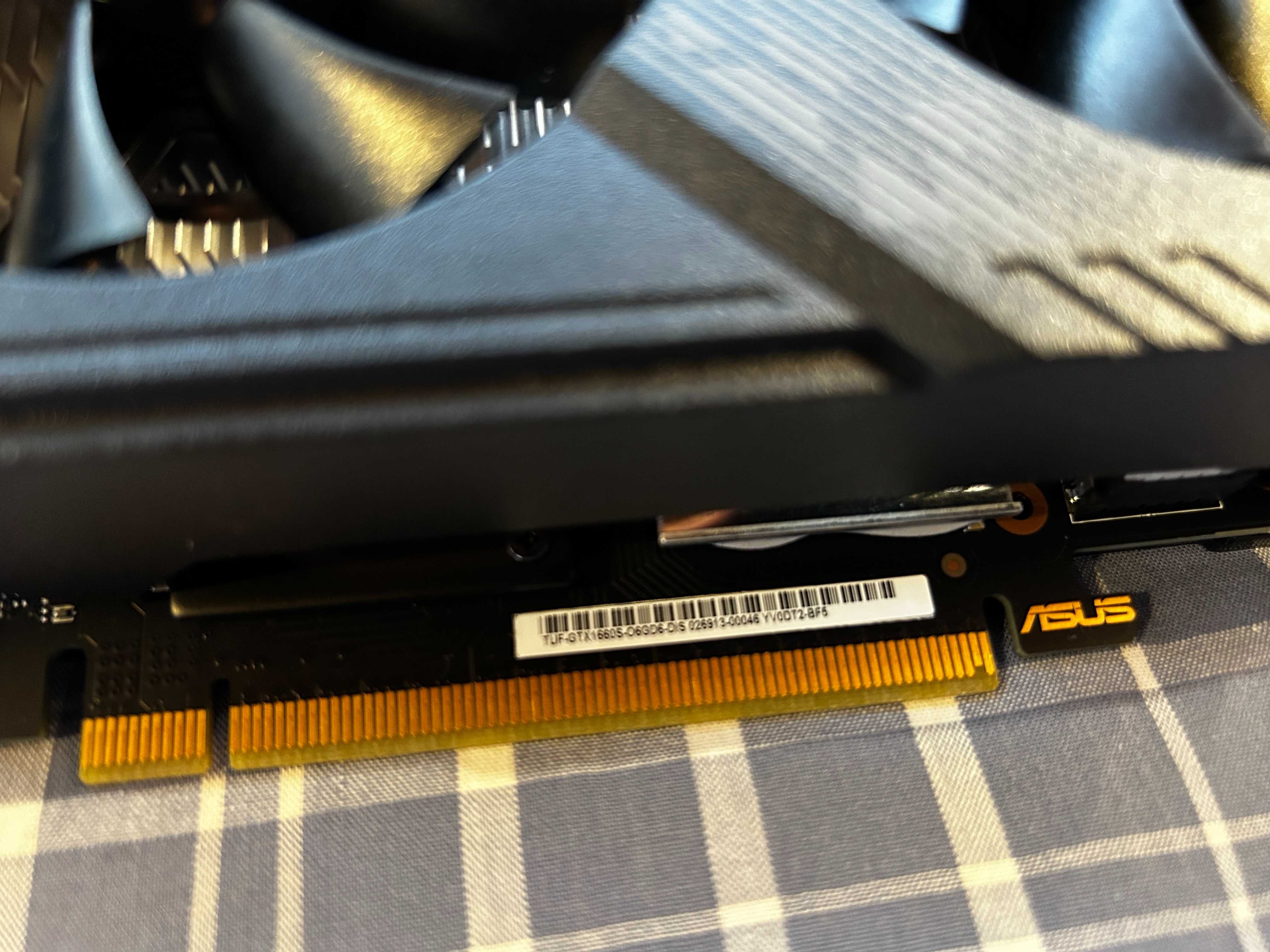 Видеокарта Nvidia Asus TUF Gaming GTX 1660 Super OC 6gb