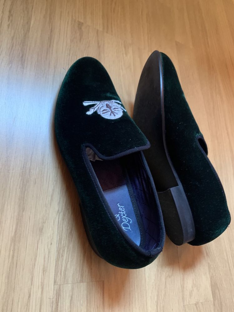 Pantofi barbati catifea pret original €250 / handmade in UK