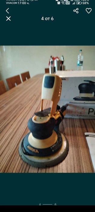 Пневматична Шлайф машина Мирка