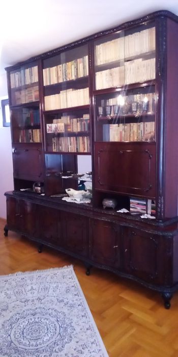 Biblioteca-lemn masiv