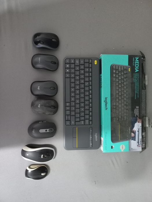 Lot mouse  logitech si tastatura k400plus