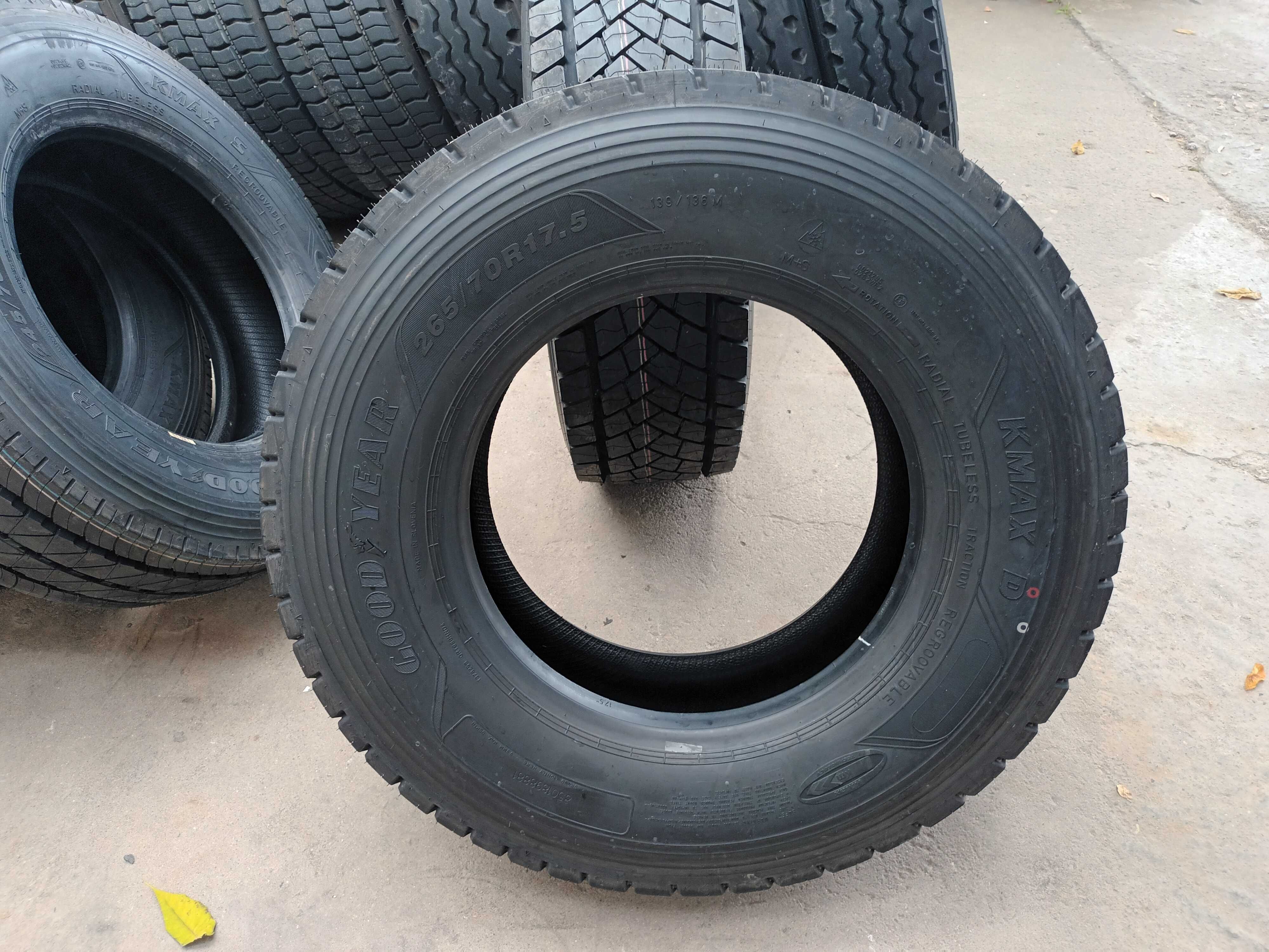 2 Нови гуми 265/70 R17.5 Goodyear KMax D 139/136M M+S  1170лв. С ДДС
