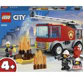 LEGO City - Camion de pompieri cu scara 60280, 88 piese