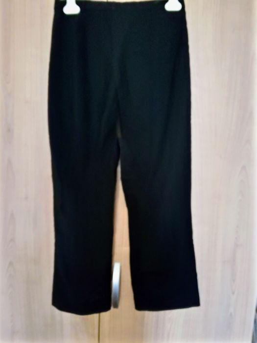 Дамски черен панталон 7/8, размер 38
