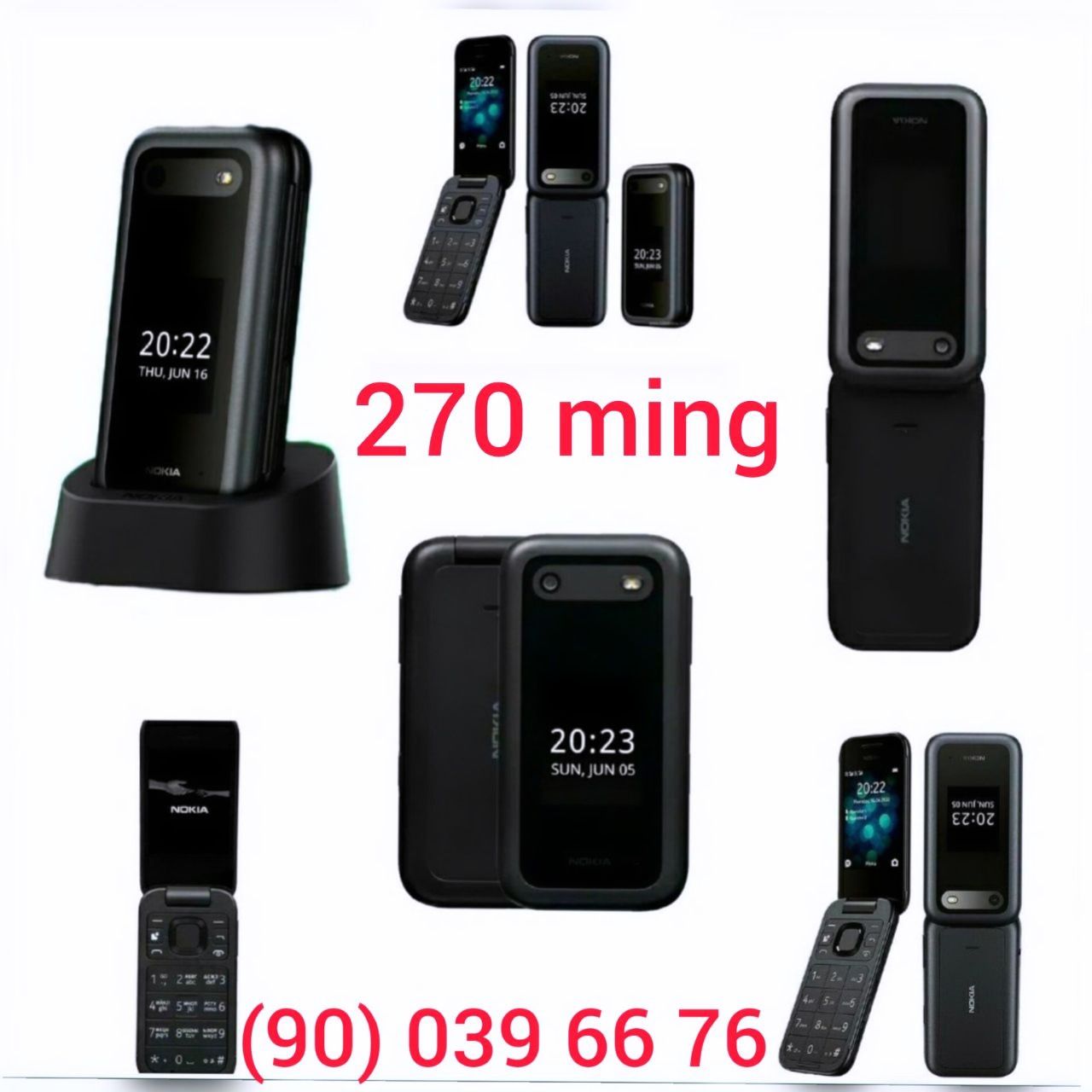 Gusto 3 (B311V) Samsung, Nokia 2720 flip, Nokia 2660 flip, Flip 14 Pro