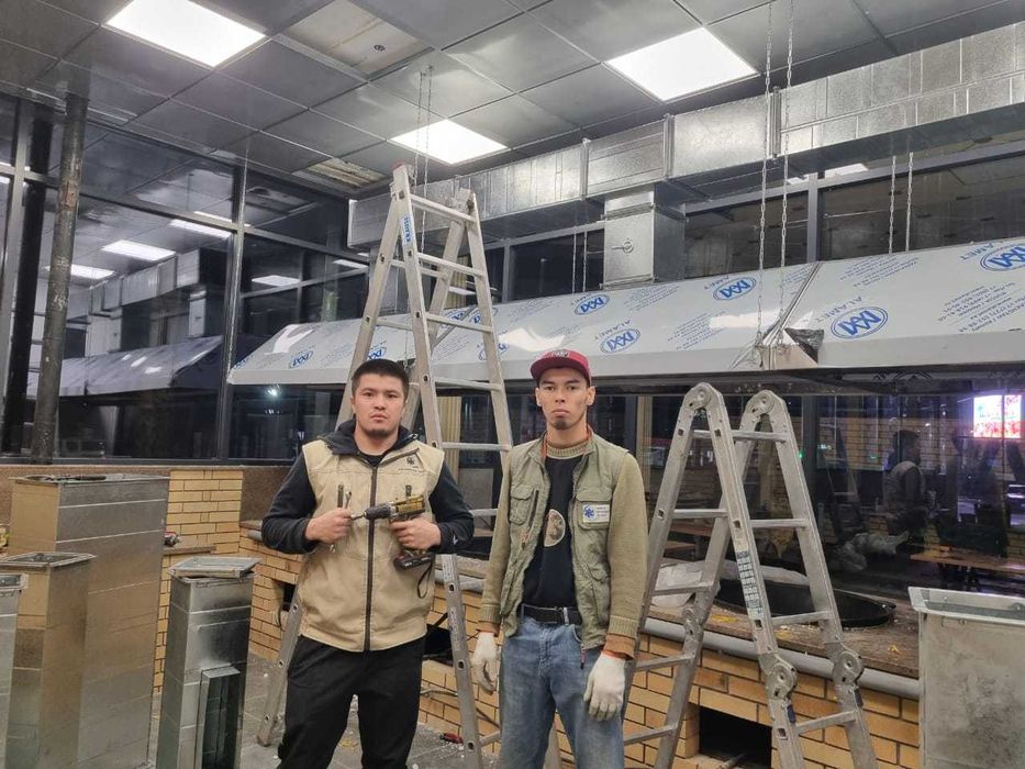 Вытяжка, Вытяжной Зонт, Система Вентиляция Монтаж  Приточка Установка