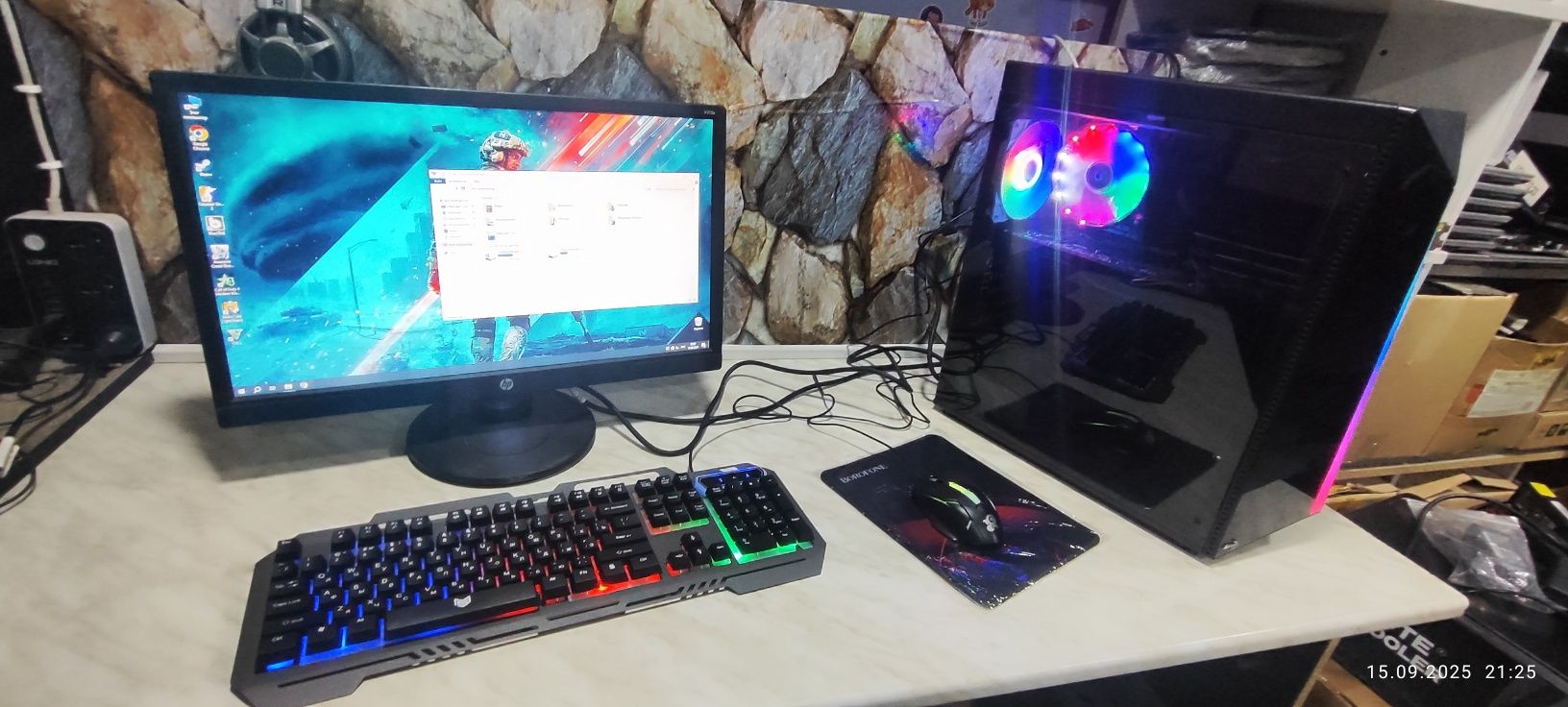 Игровой компьютер в полном комплекте