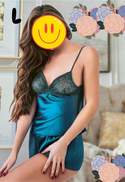 Set femei dantela si satin