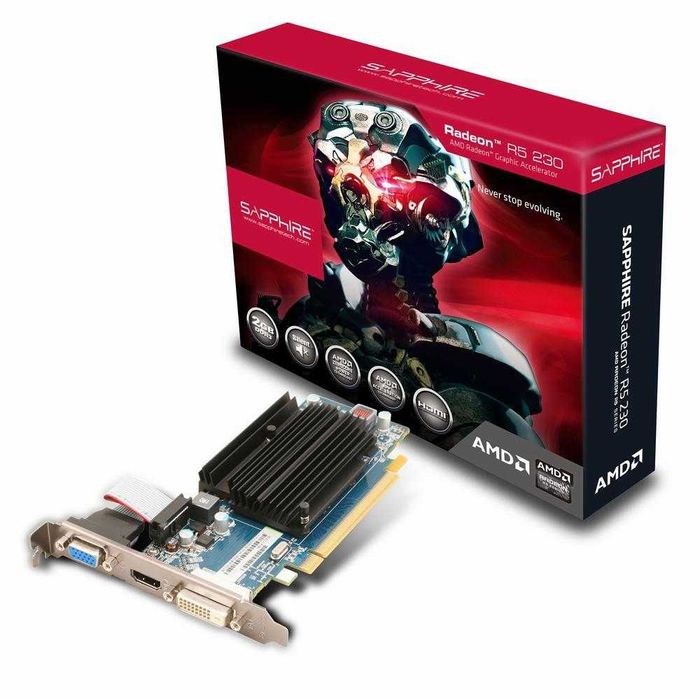 Vand Placa video Sapphire AMD R5 230 de 2GB !! CA NOUA !! la 150lei