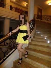 Жълта рокля, размер S