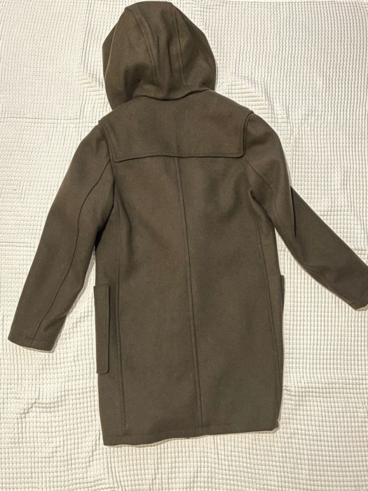 Palton de lana cu gluga NOU