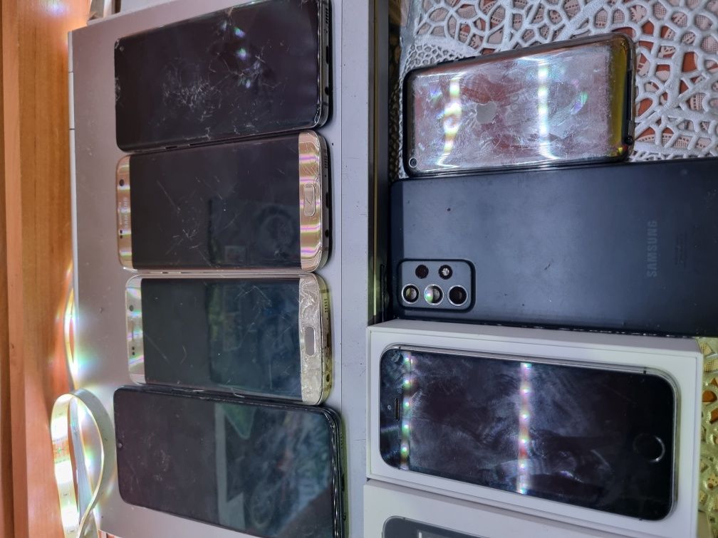 Lot telefoane de piese și funcționale, samsung s10,s7,s6,a70,a52s ,