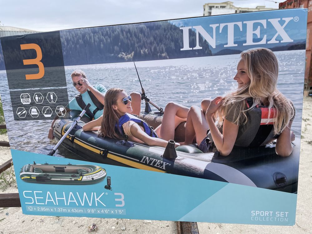 Надувные лодки INTEX SEAHAWK 2  3