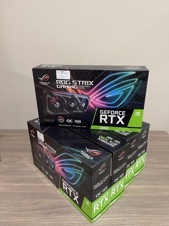 Продаются видеокарты Rog Strix 3090 Geforce RTX