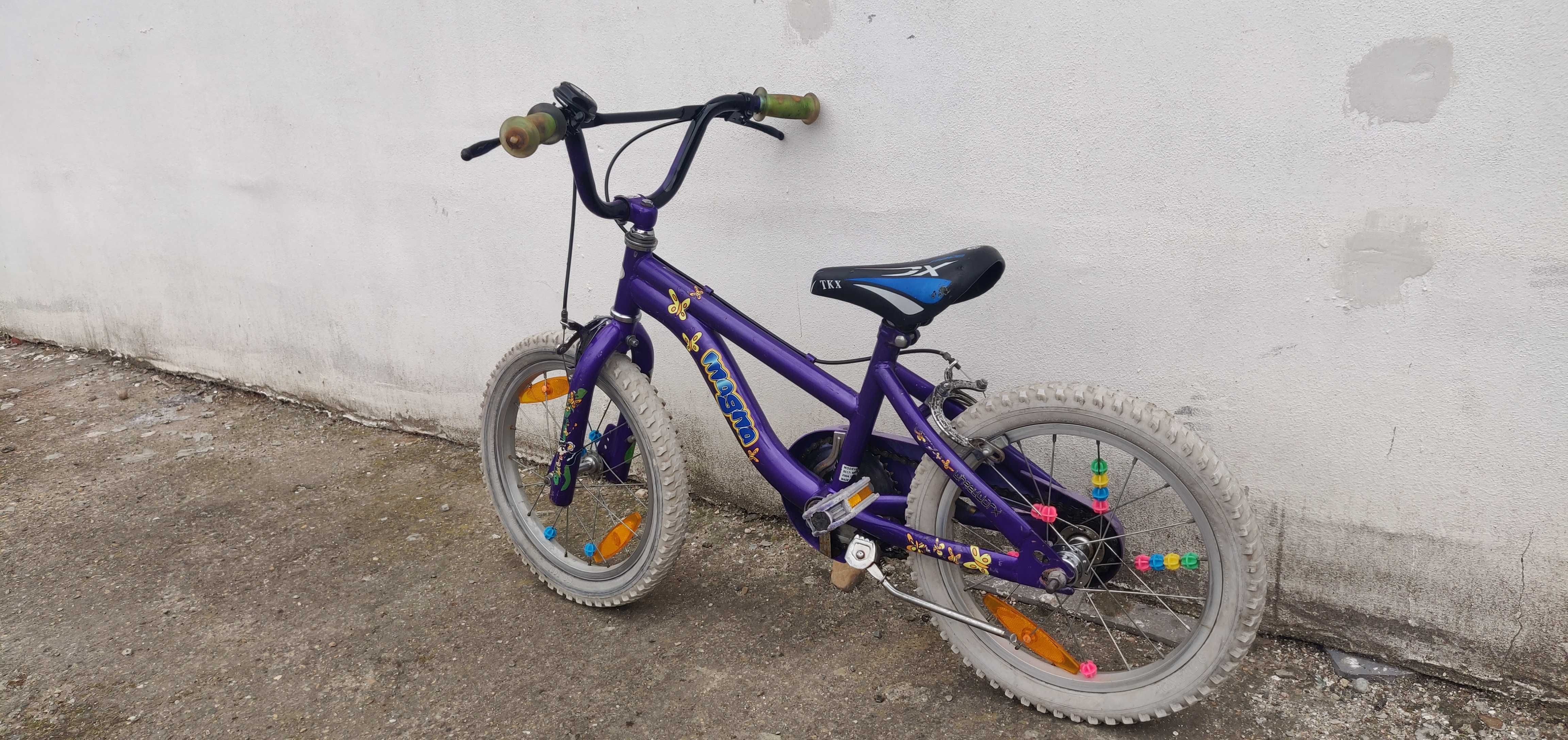 Bicicleta de copii cu roti de 16 inch