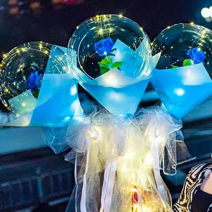 Бобо шары,светящиеся шары розы