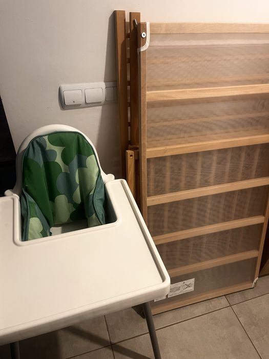 Patut ikea + saltea, scaun antilop, salteluta de schimbat bebe