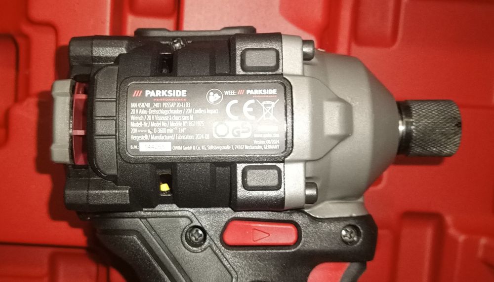 Parkside filetanta D3 20V 226Nm bormasina filetanta impact percutie