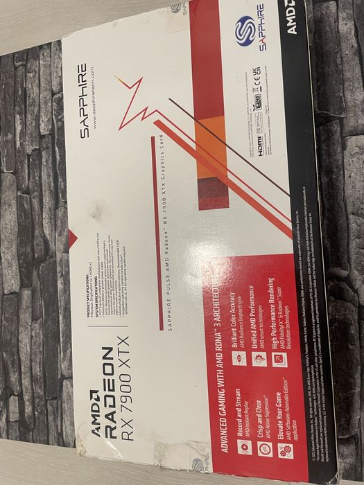 AMD Sapphire Radeon™ RX 7900XTX PULSE*24GB*GDDR6*Factura*GARANTIE
