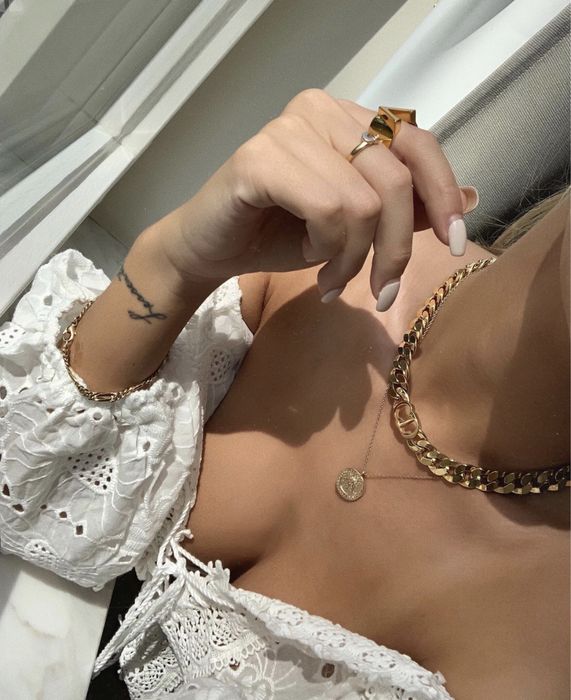 Позлатен чокър  “Dior”