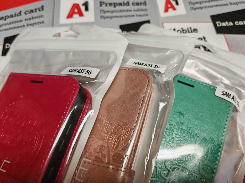 Samsung Galaxy A55 , Samsung Galaxy A35 цветни луксозни тефтери