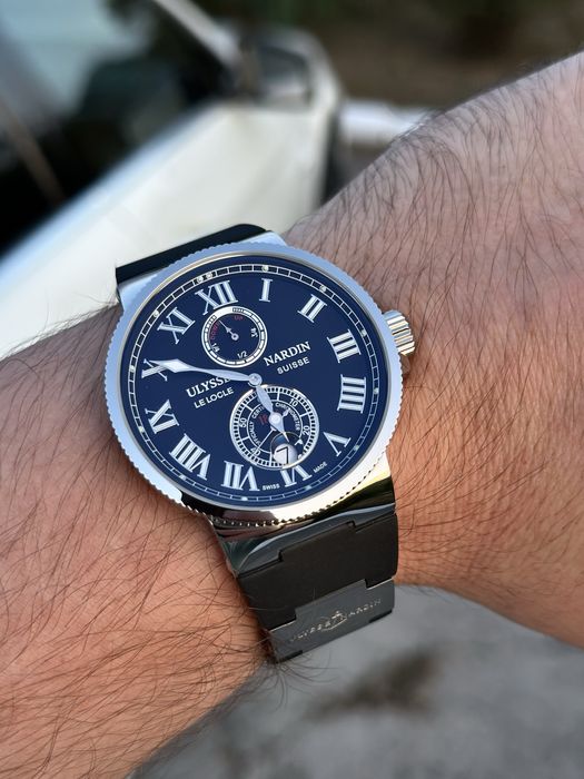 Ulysse Nardin Le Locle Black Dial rubber