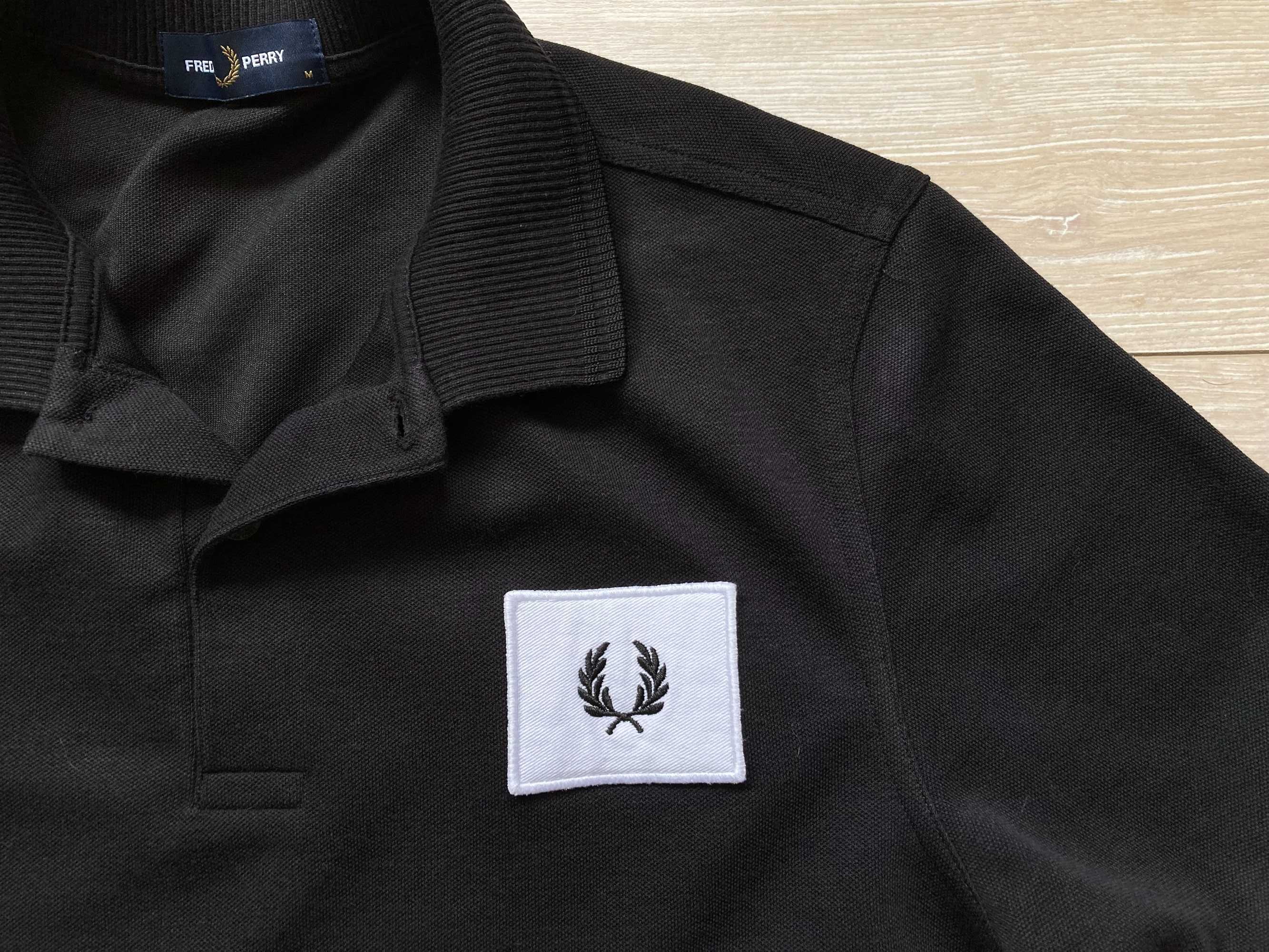 Фред Пери Fred Perry patch logo t shirt мъжка поло тениска размер М