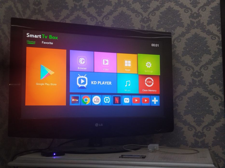 LG tv 32 va tyuner wifi X96