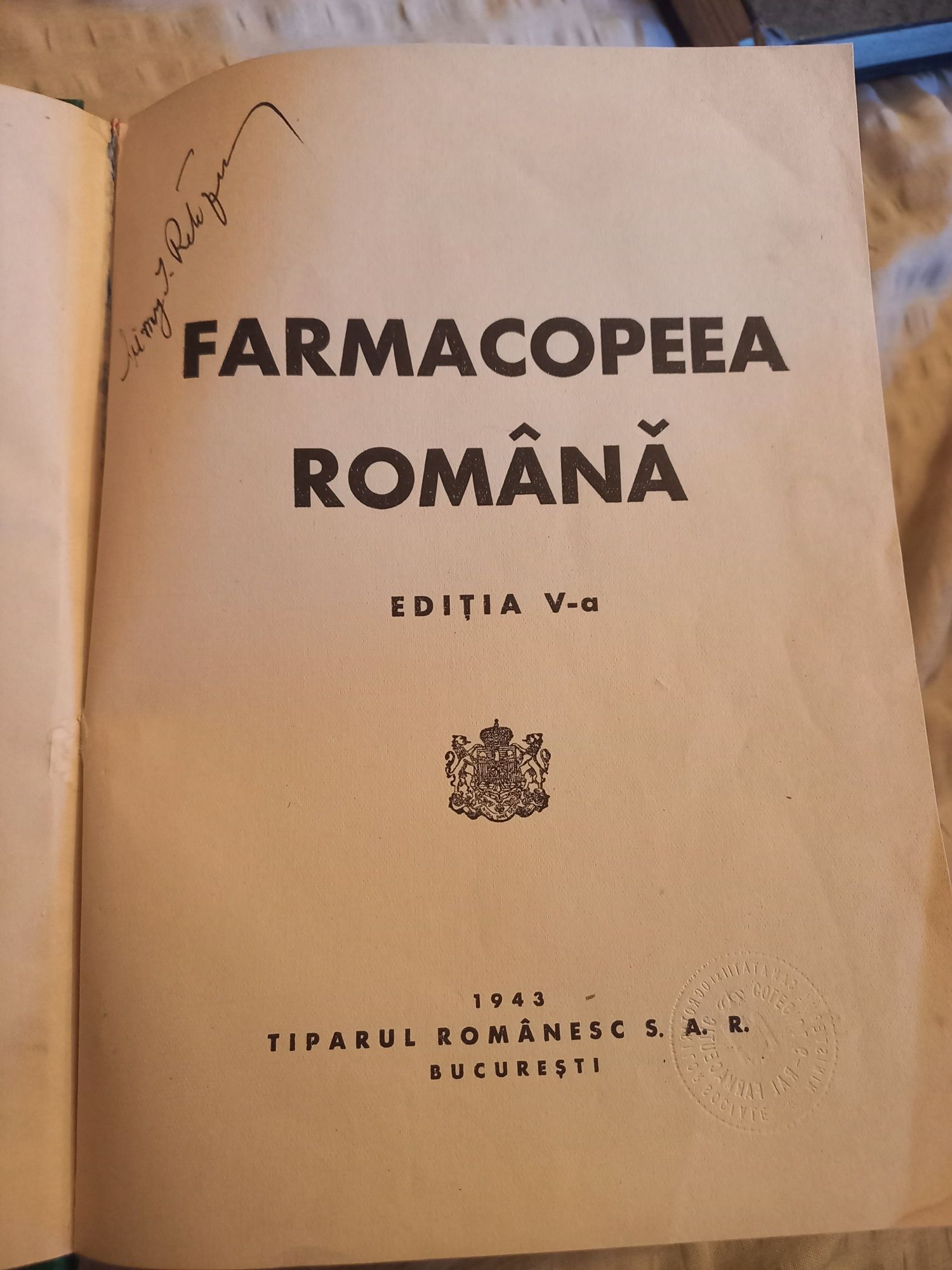 Farmacopeea Romana editia 5 (V)