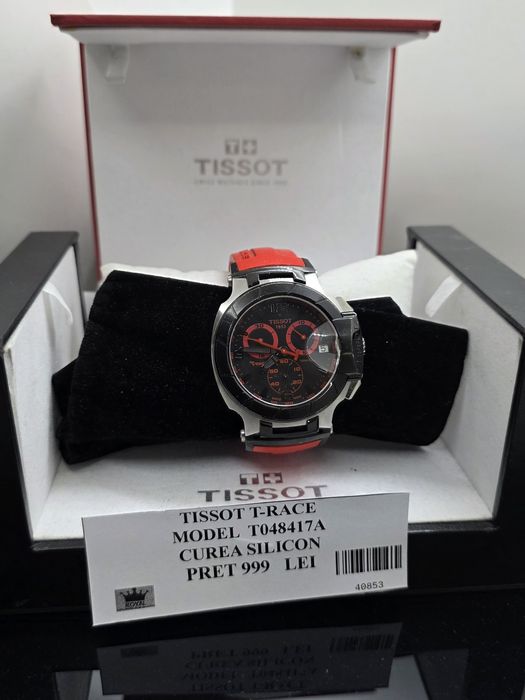 Amanet Royal: Tisso T-Race/curea silicon/ Modele T048417A