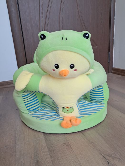 Зелено детско столче