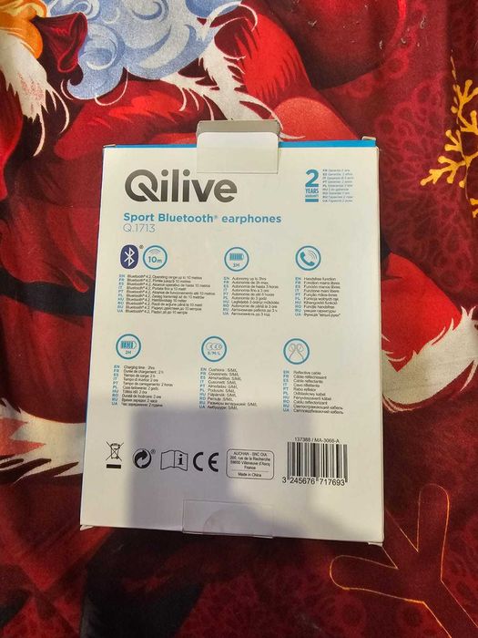 Casti Bluetooth Sports Headphones - Negru/Galben Q.1713 QILIVE